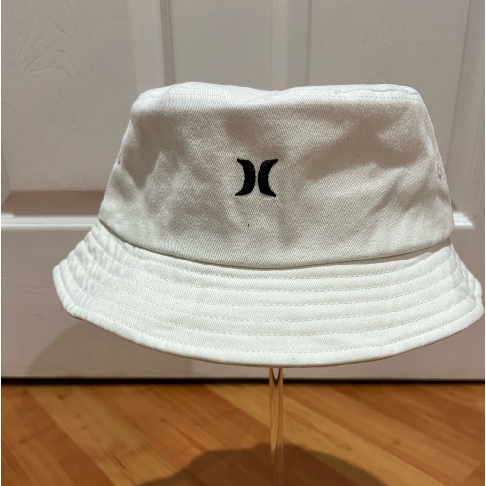 White Hurley Bucket Hat